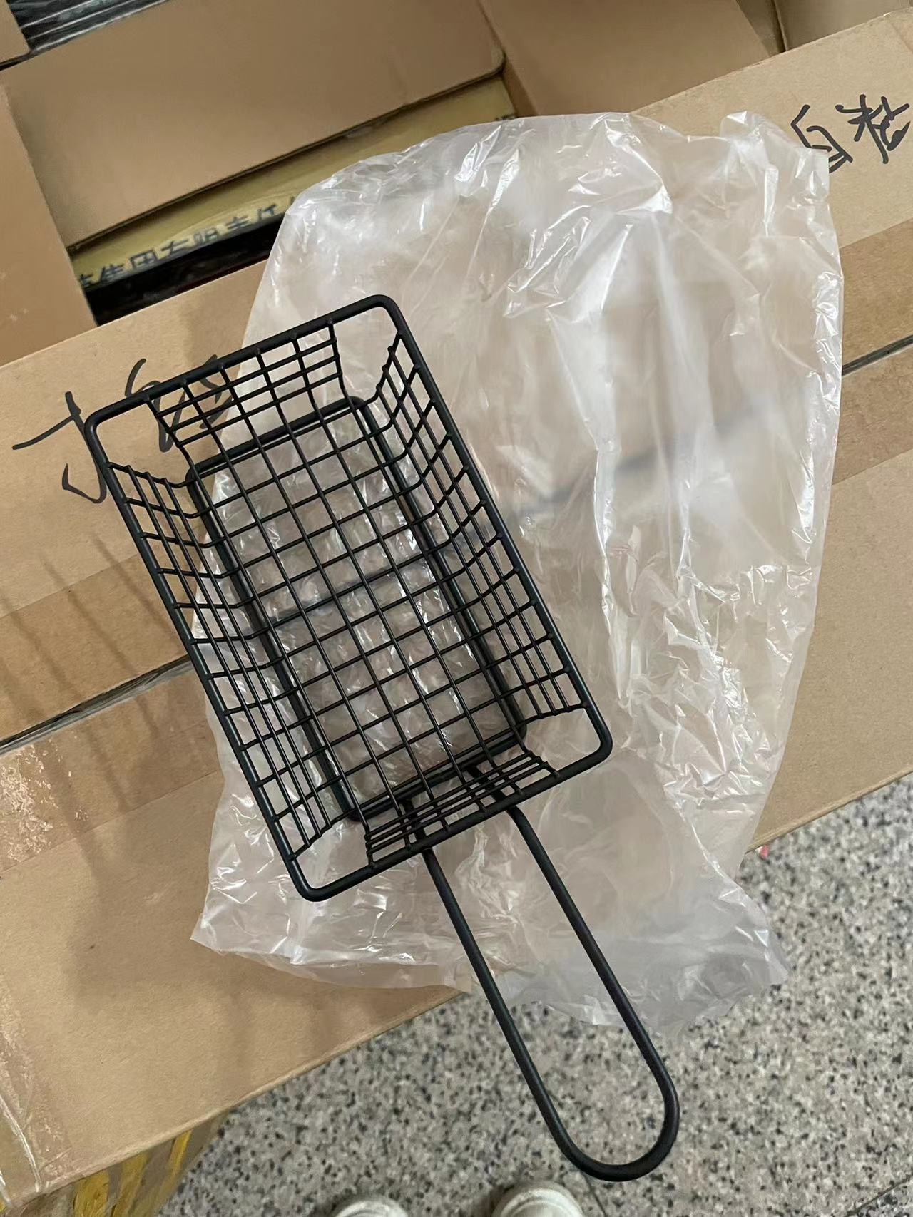 Cesta para papas fritas estilo americano, cesta para aperitivos, cesta para alitas de pollo fritas, cesta para comida de bar y restaurante occidental, cesta creativa para freír.