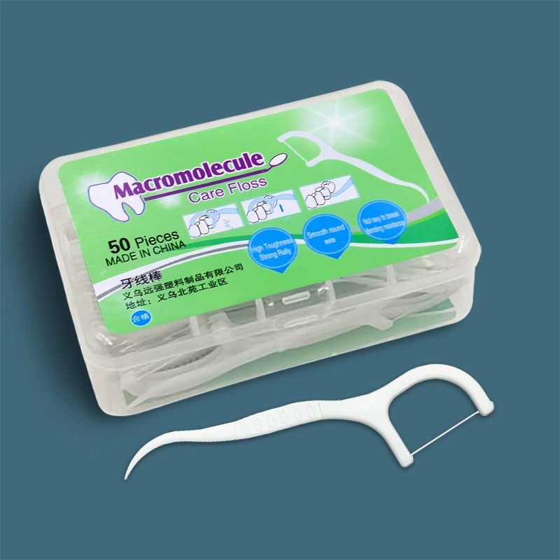 Портативная зубная нить в штучной упаковке, одноразовая палочка для чистки зубов, семейная упаковка, пластиковая зубочистка, зубная нить в форме банта оптом