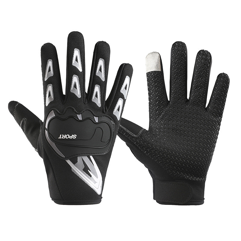 풀 핑거 터치 스크린 블랙 앤 그레이 (봄, 가을, 초겨울 공통)