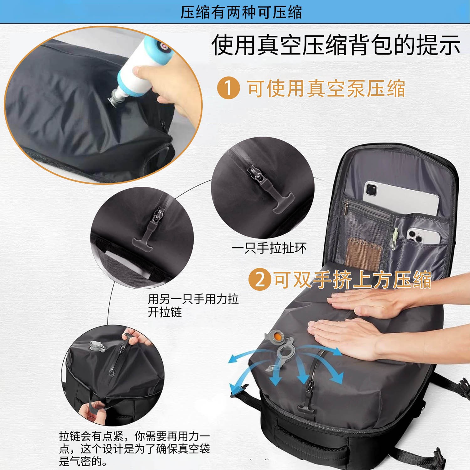 Mochila transfronteriza, unisex, mochila de viaje informal, gran capacidad, separación de seco y húmedo, mochila impermeable para computadora