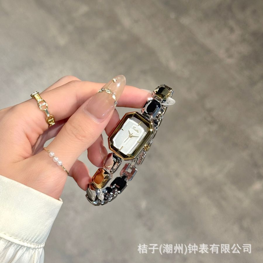 Scottie詩高迪9610h小方糖軽豪華女性サラリーマンビジネスファッション角型石英腕時計