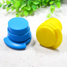 韩国创意文具环保无针订书机无钉订书器办公学习用品批发实色