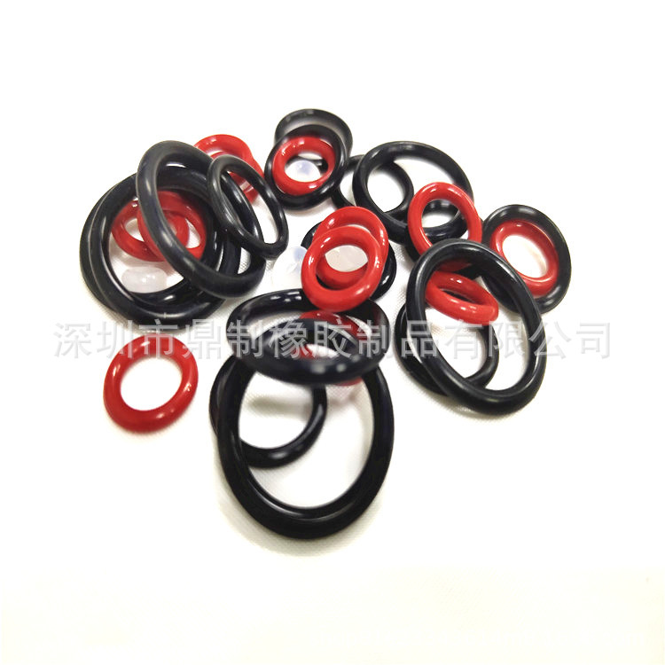 氟胶FKM硅胶丁腈橡胶线径0.8mm O型圈 防水耐高温耐油O型密封胶圈