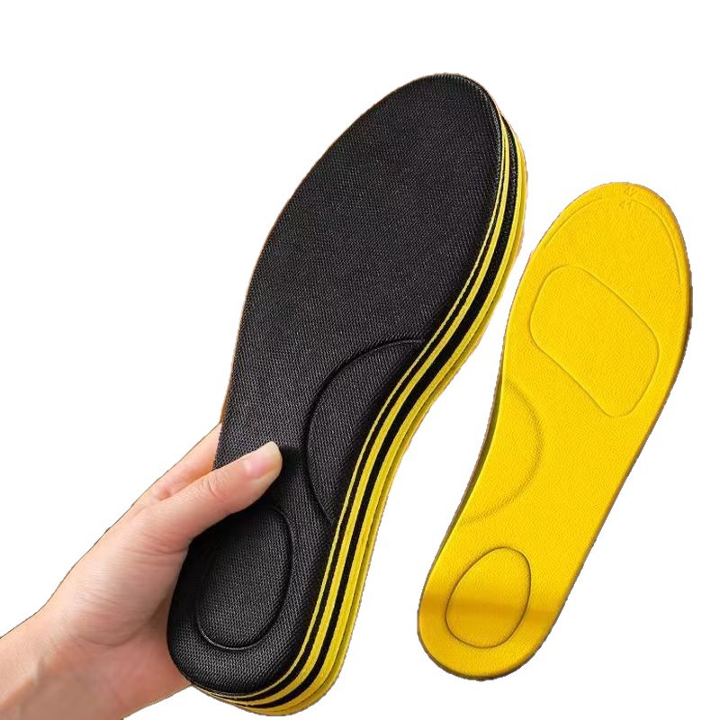 El cabello de alta velocidad para hombres y mujeres absorbe el sudor, transpirable y absorbe los golpes y tiene una sensación duradera de pisar heces, súper suave, de pie durante mucho tiempo, sin cansarse, plantillas deportivas desodorantes