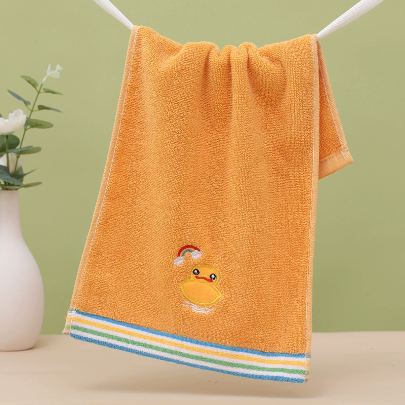 Cotton cartoon soft children's cute wet wipes for face washing, towel, wholesale, water absorbent