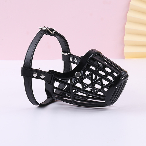 Breathable dog muzzle soft plastic pet muzzle dog golden retriever anti-bite dog muzzle pet supplies