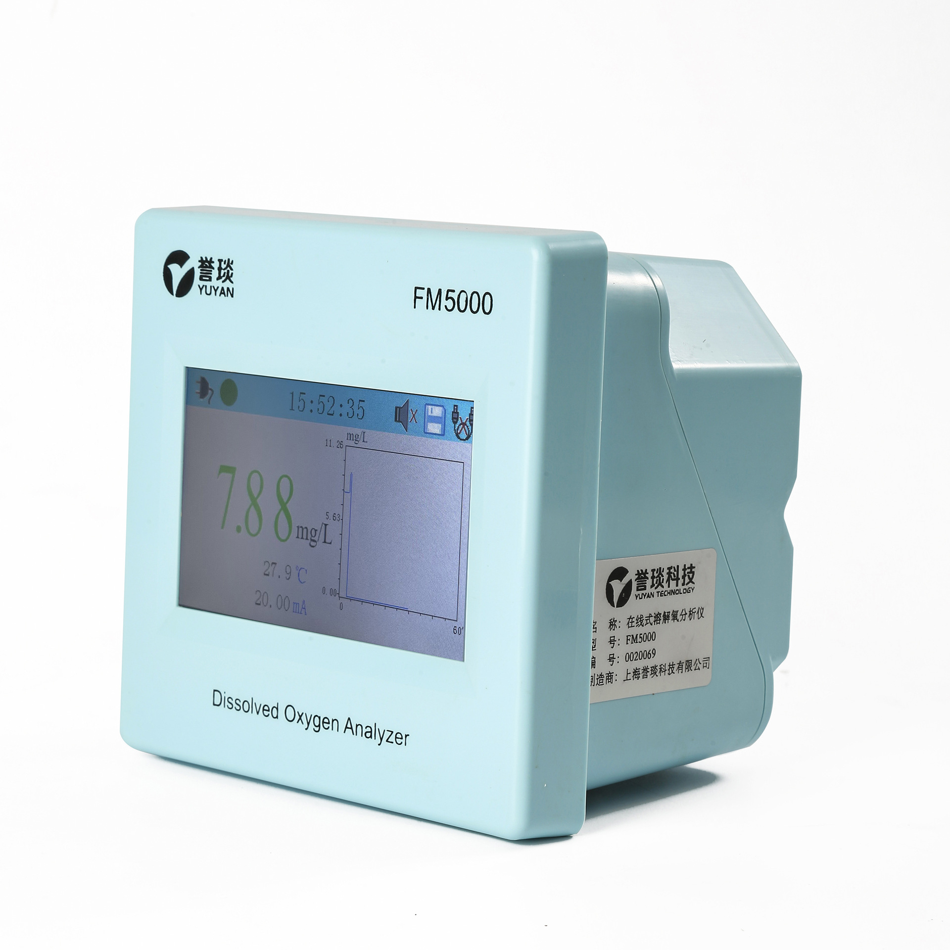 誉琰溶解氧在线检测仪工业水产水处理水含氧监测溶氧仪智能检测