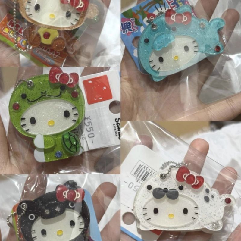 ハローキティミラー、アンティークスタイル、かわいくて見栄えの良い、ポータブルガールハートペンダント、手持ち化粧鏡|undefined
