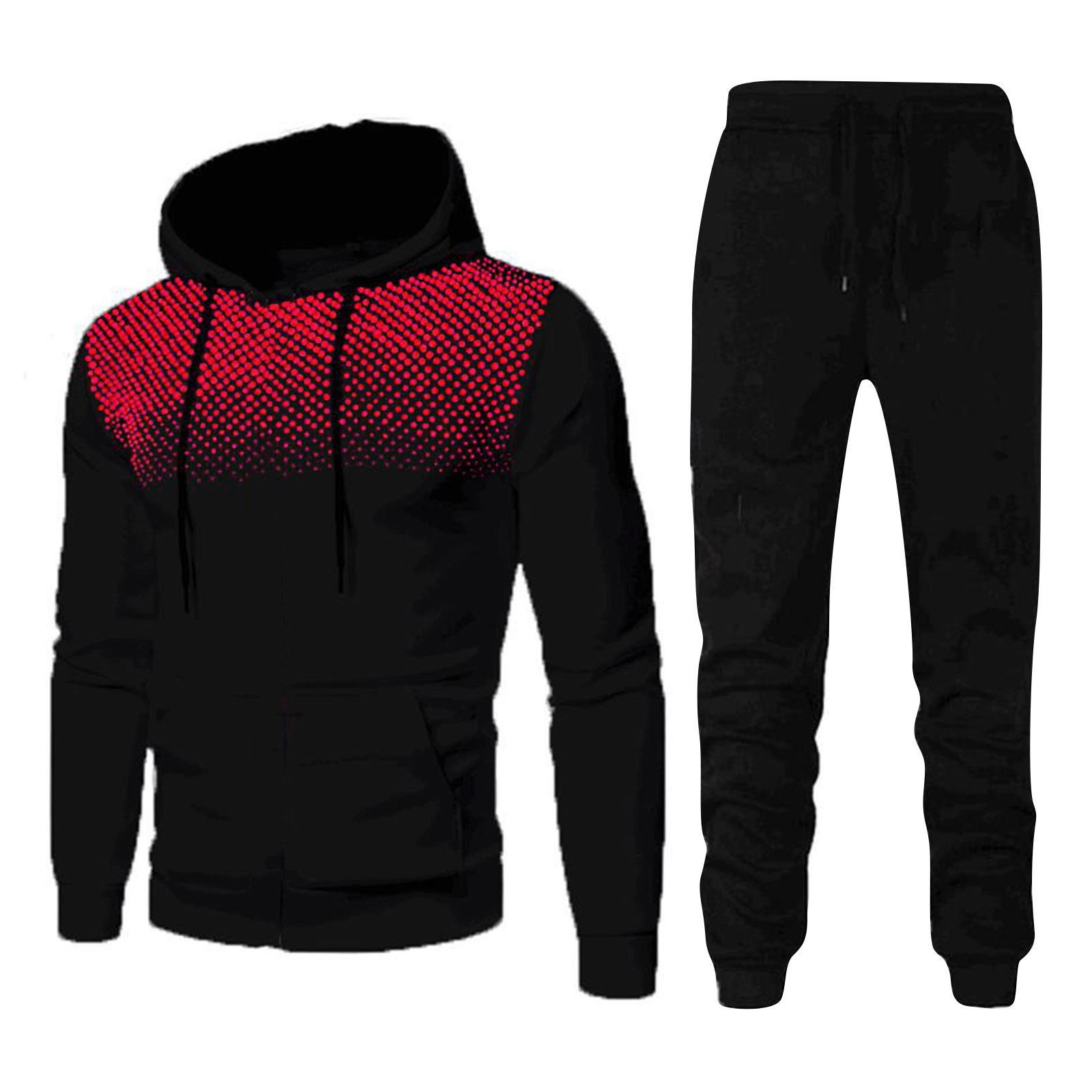 Nuevo Comercio exterior transfronterizo Amazon Sports fitness hombres Otoño e Invierno suéter traje