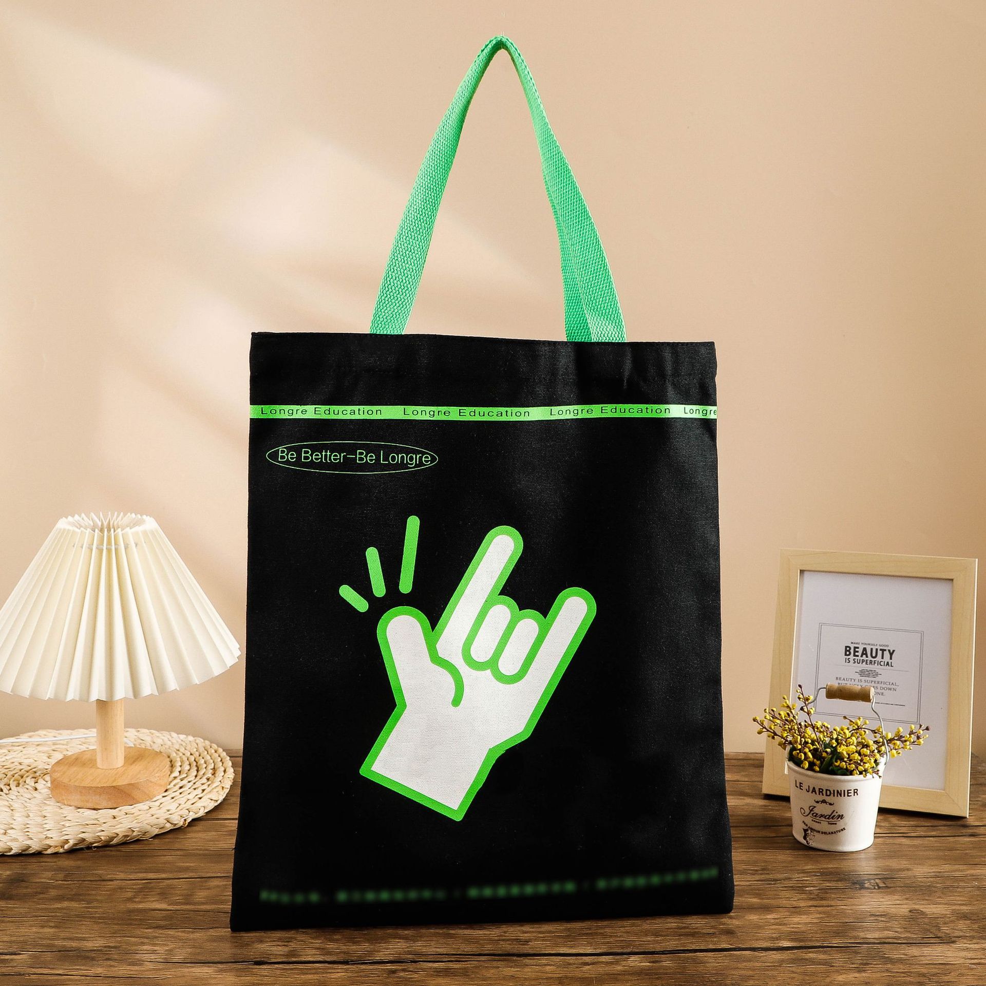 帆布袋学生购物广告手提袋制定logo棉麻手提制定广告宣传单肩包