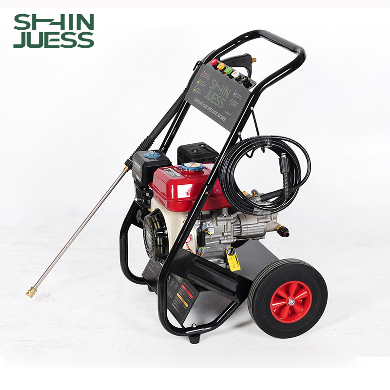 Hidrolavadora de gasolina de alta presión, máquina potente de limpieza profesional para exteriores