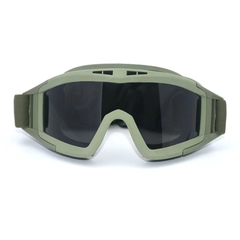 Spot engrosado gafas de viento langostas gafas tácticas especiales de la selva gafas de acción real CS protección laboral equipo deportivo