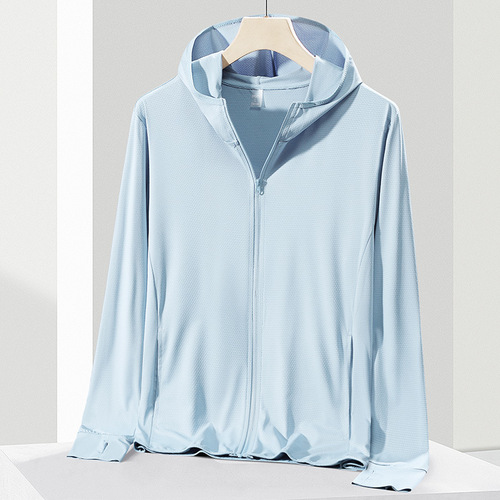 2024 mountain series anti-UV sun protection clothing for women knitted outdoor breathable new style sun protection clothing for men wholesale printed logo