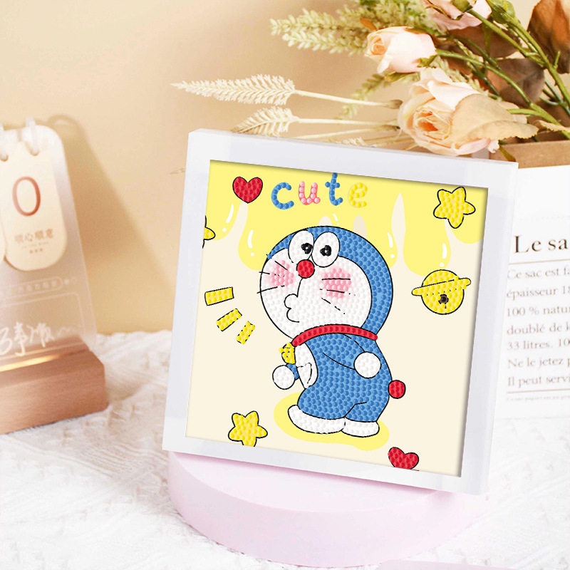 Diamante infantil DIY hecha a mano con material de marco paquete de dibujos animados Sanliou pegatinas de diamante regalo al por mayor pinturas de mampostería