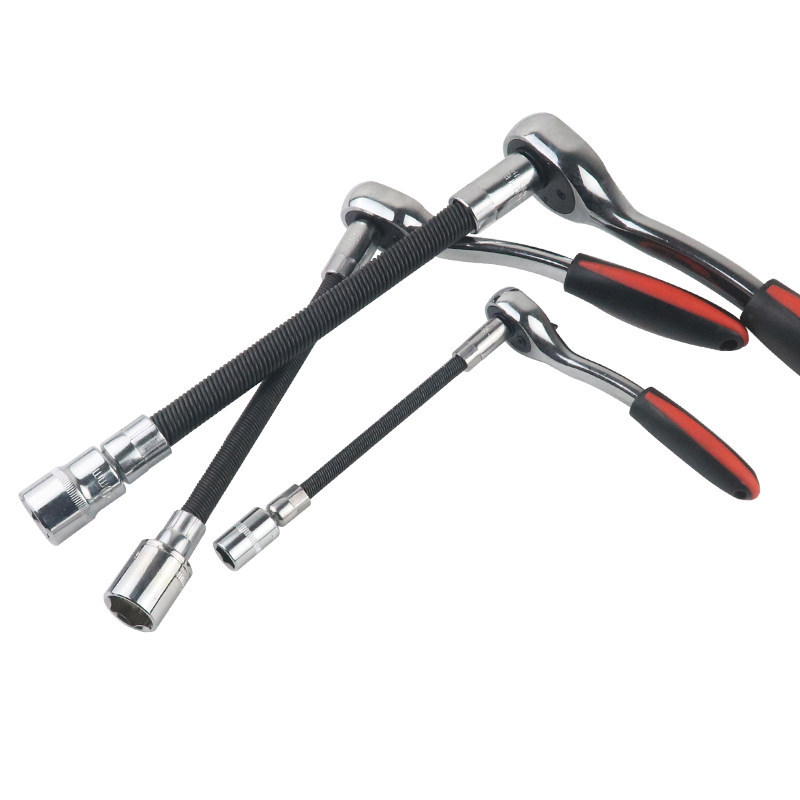 Llave eléctrica elástica barra de conexión elástica 1 / 2 gran volando 1/2.5mm barra de conexión suave alargada llave de trinquete rápida barra de conexión de resorte