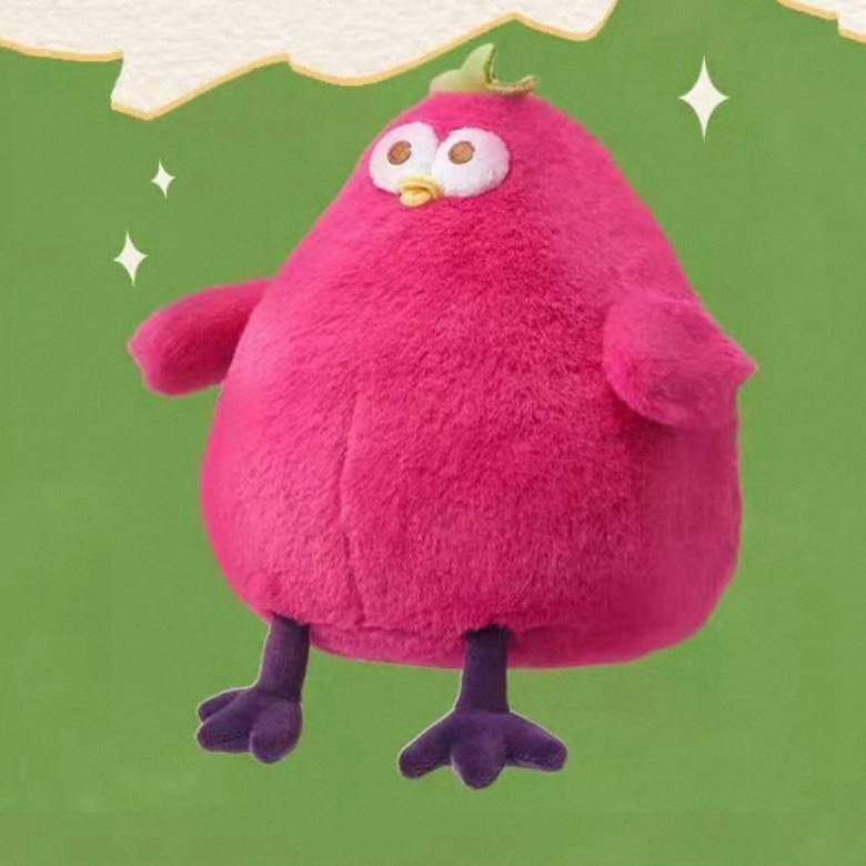 茄子鸡毛绒玩具公仔玩偶娃娃迷你