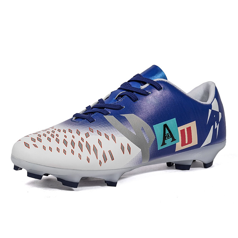 2025 zapatos de fútbol transfronterizos para niños y niñas zapatos de entrenamiento de clavos profesionales zapatos de entrenamiento de clavos rotos fábrica al por mayor un cabello