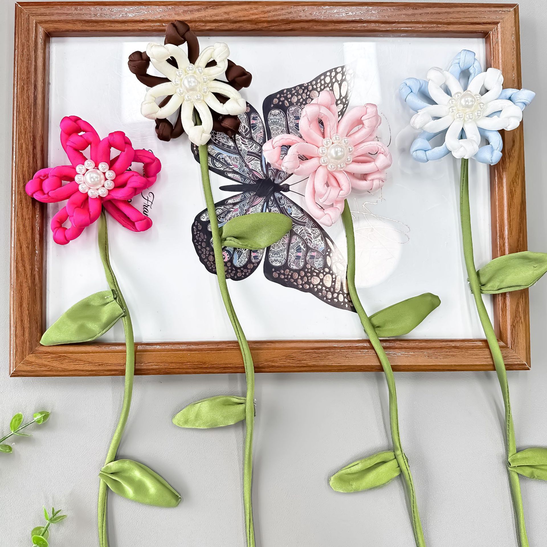 Pequeño viento fragante de doble capa tridimensional decoración de tela flor ropa accesorios accesorios vestidos flor pectoral joyas para el cabello decoración DIY