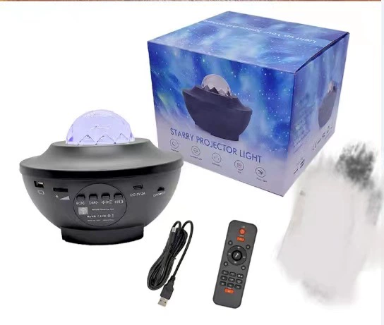 Лампа с лазером, музыкальная атмосфера ночник, звездное небо, Bluetooth