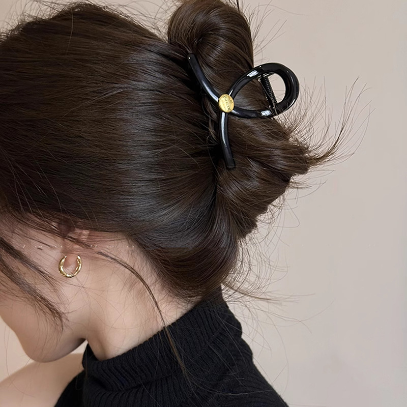 검은 광택 8cm 작은 황금 콩