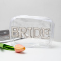 跨境 bride 新娘化妆包旅行结婚化妆品收纳袋创意伴娘礼物收纳袋