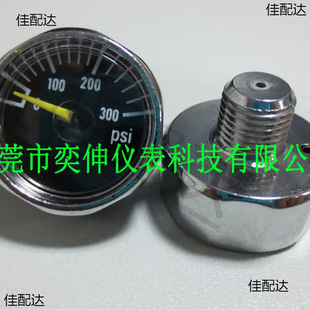 25MM mini diamond pressure gauge 0-300PSI tooth 1/8NPT, gas cylinder pressure gauge, pump pressure gauge