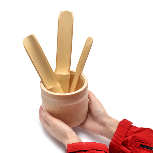 Shrimp slider maker, commercial hot pot restaurant shrimp slider spoon, household bamboo shrimp slider mold, fish ball and meatball maker