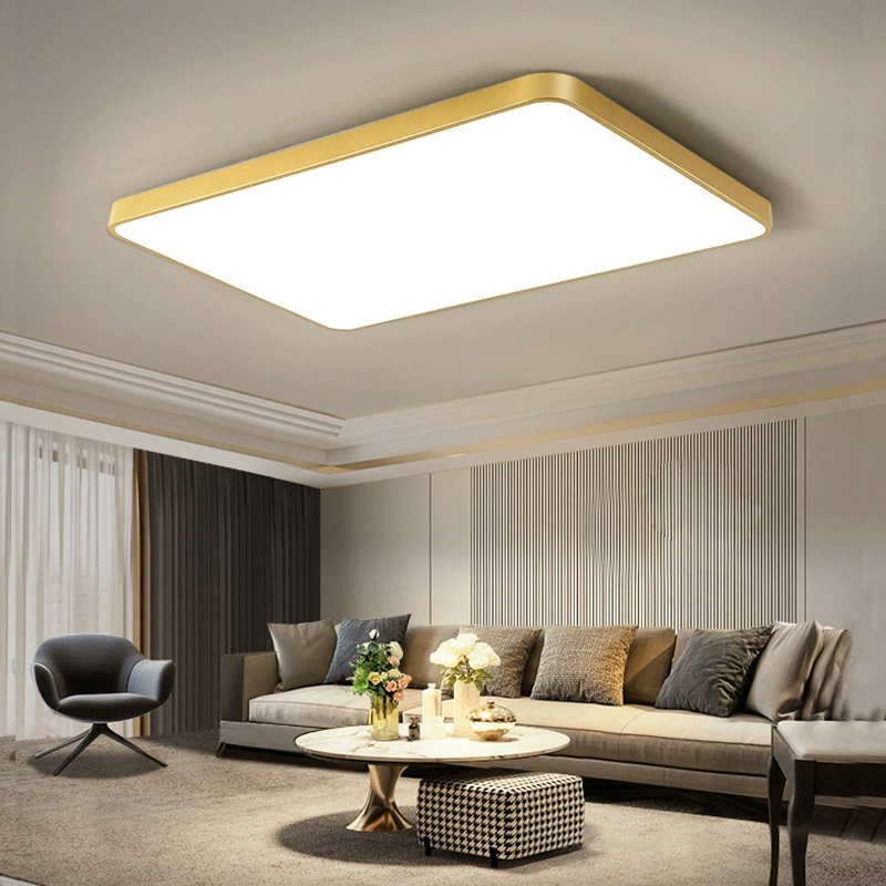 Golden LED ceiling light, lights for corridor, room light, light luxury style