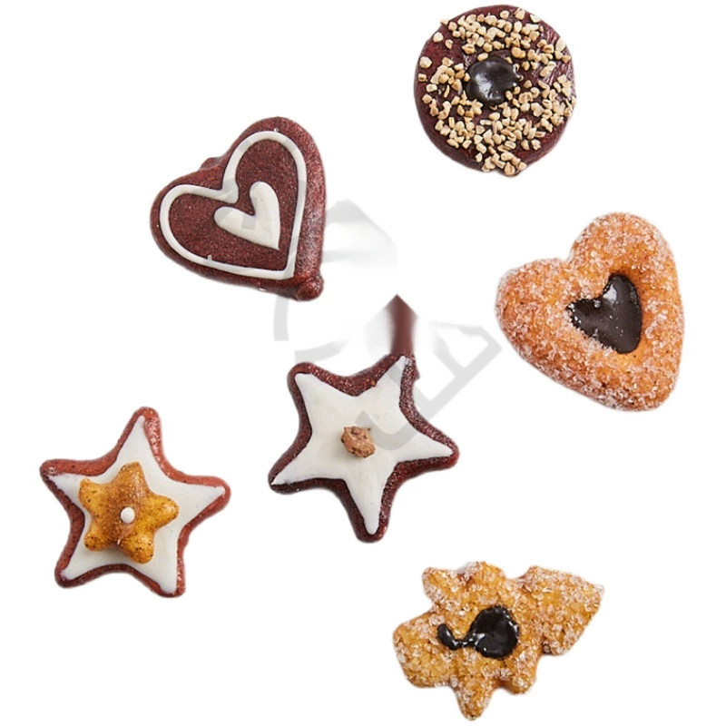 Модель печенья Simulation Christmasci Biscuits Fake chocolate digestive biscuits праздничная еда декора shooting props