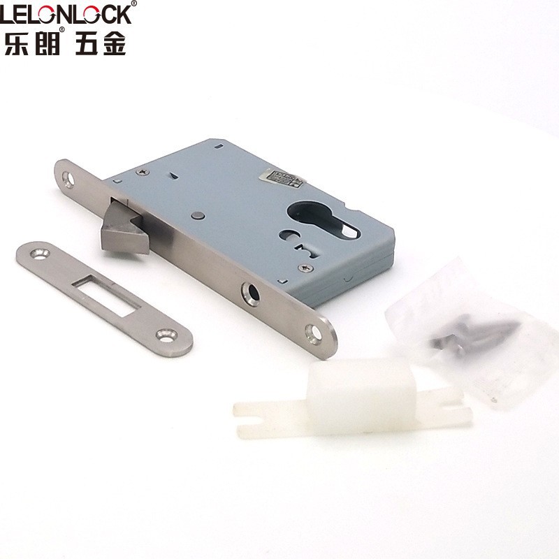 Acero inoxidable 50 cuerpo de cerradura de puerta deslizante de gancho único cuerpo de cerradura de gancho fundido estándar europeo cuerpo de cerradura