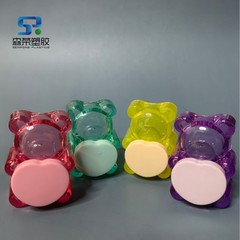 Senrong スポットホットスタイルマルチカラーかわいいクマの形のスタイルリップクリームチューブ口紅チューブ空のチューブ包装材