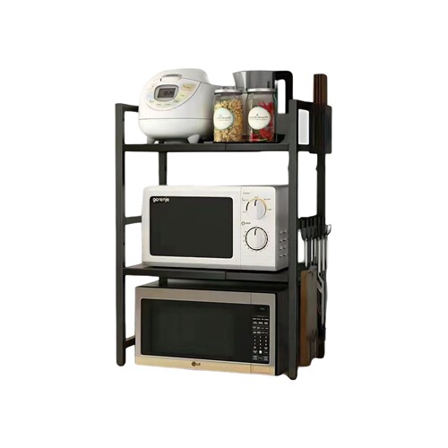 New Kitchen Adjustable Extendable Shelf Microwave Oven Storage Rack Multifunctional Kitchen Organizing Frame
