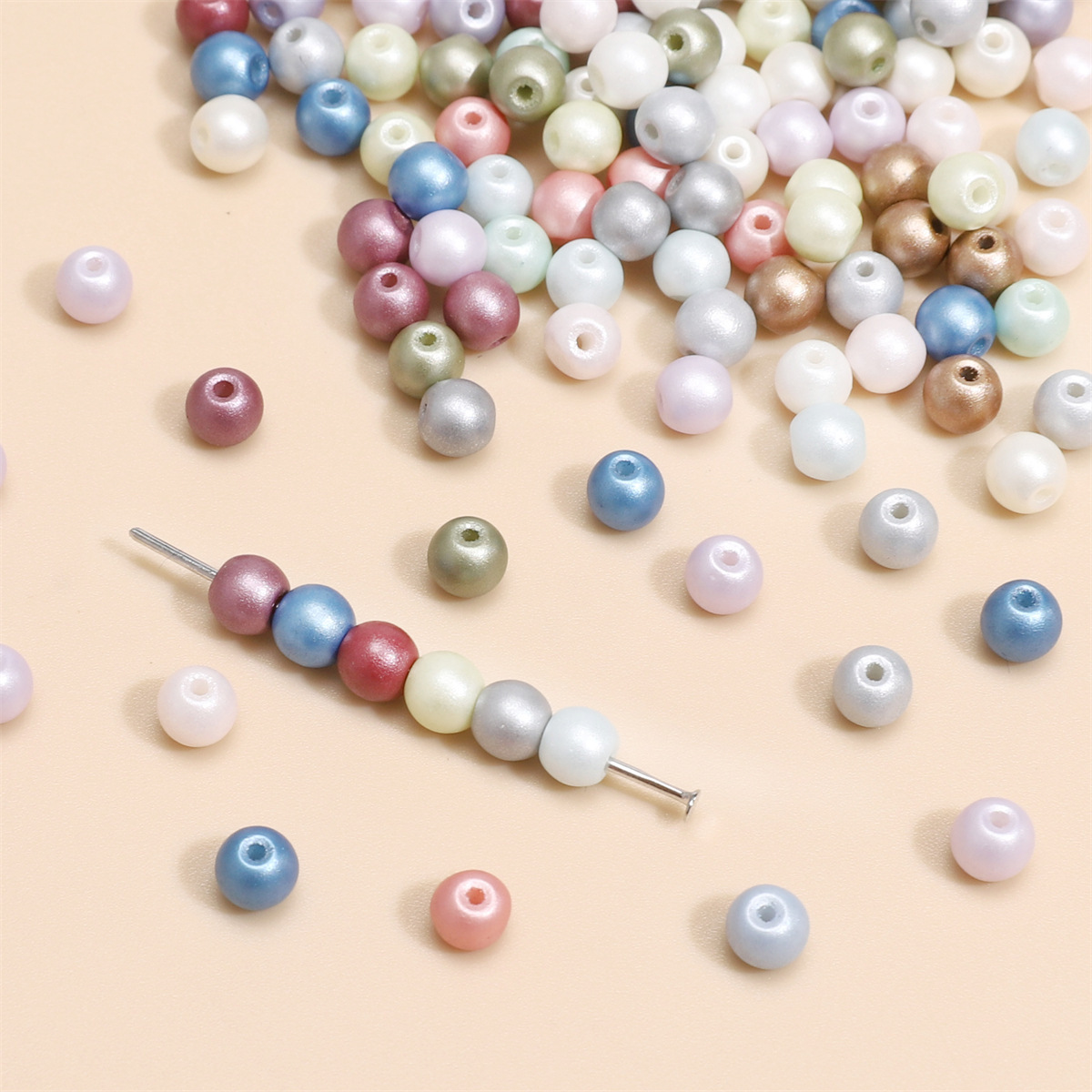 High quality glass creative necklace and bracelet pearl handmade