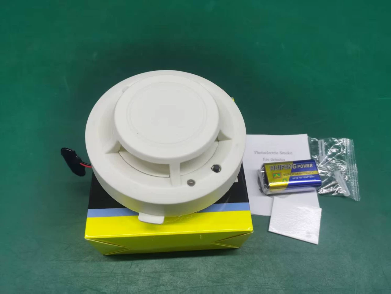 Детектор дыма с питанием от батареи 9V, сигнализация для дома и коммерческих помещений, высокая громкость, независимый датчик обнаружения пожара.