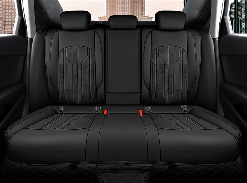 Car Seat Covers, Special Car Seat Cushions, Universal Seat Covers for All Seasons, Five-Seater Full Surround Pu Leather Car Seat Cushions