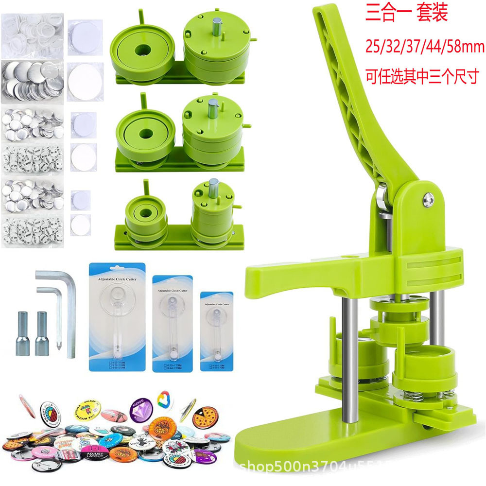 Máquina de Insignias DIY para Niños 3 en 1, Molde Intercambiable, para Artesanías image 1