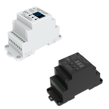 DS DMX512-SPI解码器数显轨道式独立控制跑⻢追逐流⽔拖尾渐变飘