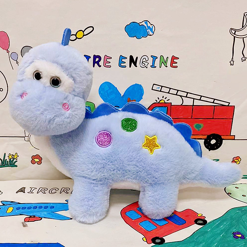 Rainbow blue dinosaur