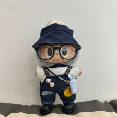 labubu娃衣适用于17cm拉布布一二三代盲盒公仔服饰换装潮流穿搭