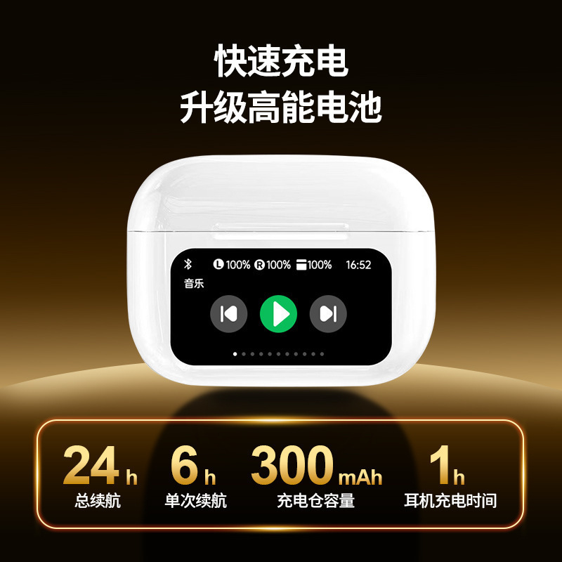 New a9pro earphones with color screen, in-ear Bluetooth earphones M25, noise reduction, Huaqiangbei wireless sports, ultra-long battery life New a9pro earphones with color screen, in-ear Bluetooth earphones M25, noise reduction, Huaqiangbei wireless sports, ultra-long battery life