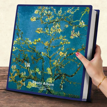 大容量复古油画相册本家庭5寸6寸7寸照片收纳纪念册插页包邮批发