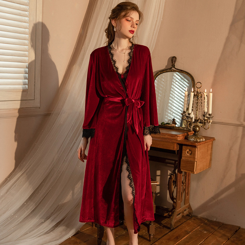 하트 레드 ~ 벨벳 (로브 + 벨트)