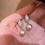 气质满钻法式个性耳钉