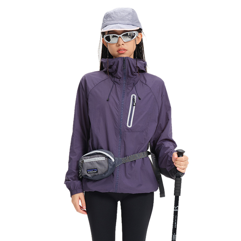 Cama de protección solar al aire libre, chaqueta de verano, ropa de protección solar para mujeres 2025, nueva ropa de piel ligera y transpirable anti-UV, hielo para hombres