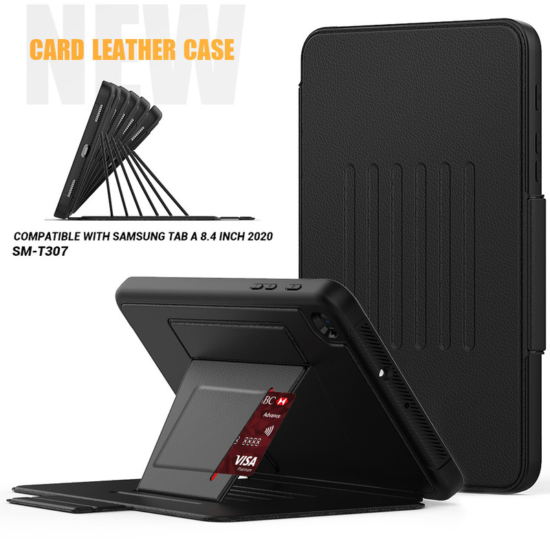 For Galaxy Tab A 8 "with pen slot card T295 flat T290 protective case intelligent sleep leather case