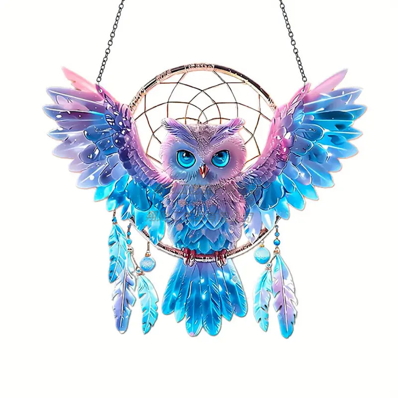Colgante al por mayor acrílico atrapador de sueños transfronterizos serie colección impermeable acrílico resistente al arañazo decoración interior y exterior atmósfera