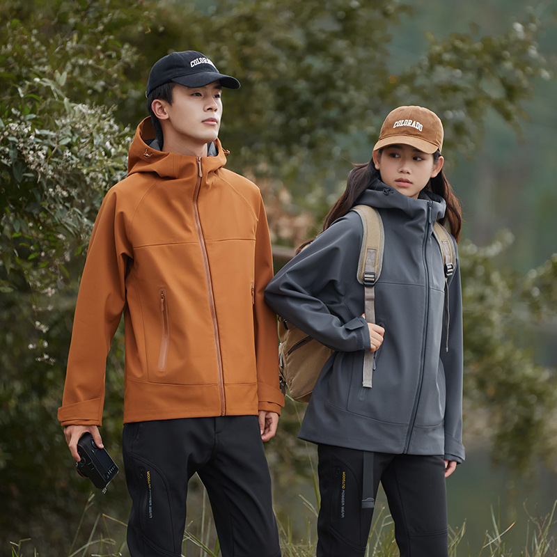 Fleece-Lined Softshell Jacket Quality Selection Community Enterprise Group Purchase Clothing Customization Company Culture Outdoor Activity Jacket