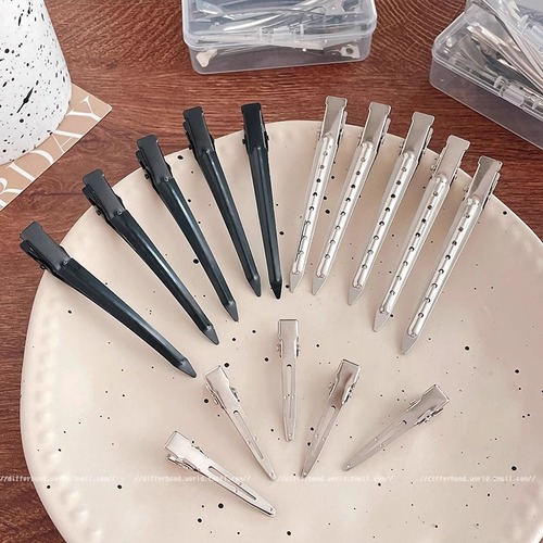 Hair root fixing fluffy hair clip for women, simple and invisible forehead fringe flyaway hair pin face wash makeup positioning duckbill clip hair accessory