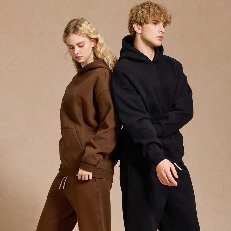 High-Quality 2026 Autumn and Winter New Style Fleece-Lined Thickened Hooded Sweatshirt for Men, European and American Trendy Brand Loose-Fitting Sports Couple's Jacket High-Quality 2026 Autumn and Winter New Style Fleece-Lined Thickened Hooded Sweatshirt for Men, European and American Trendy Brand Loose-Fitting Sports Couple's Jacket