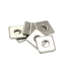 304 stainless steel square flat washer DIN436 rectangular square curtain wall square oblique washer Φ6-Φ20